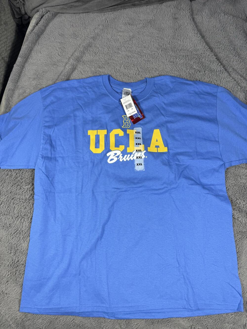 UCLA Bruins Shirt Mens 2XL Blue NCAA Football J2 Sport Campus Script Crewneck